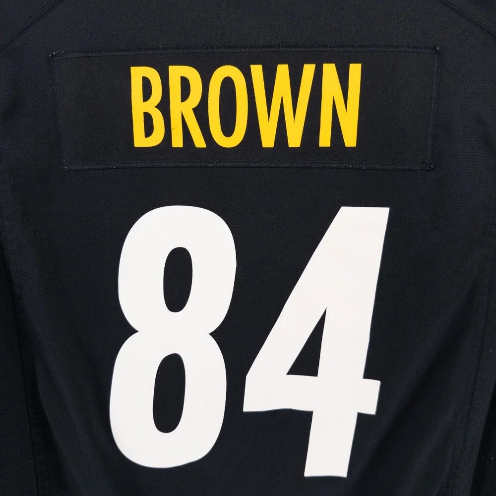Nike Mens XXL Jersey Black Antonio Brown 84 Pittsburgh‎ Steelers NFL On Field